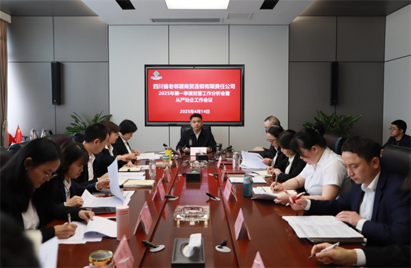 省老邻居公司召开2025年第一季度经营工作分析会暨从严治企工作会议