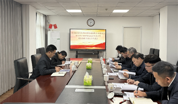 省供投集团党委召开领导班子2025年度民主生活会暨巡察整改专题民主生活会